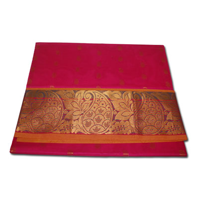 "Pink color venkatagiri seico saree - MSLS-126 - Click here to View more details about this Product